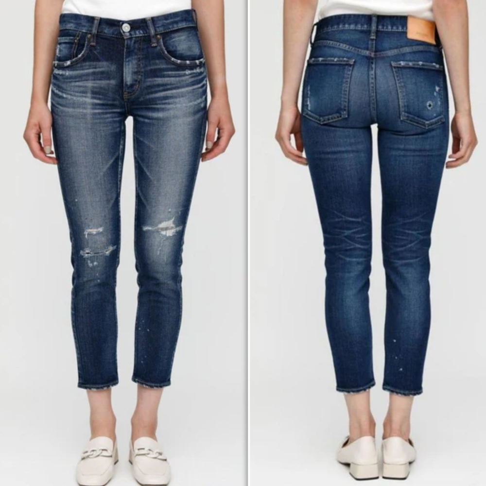 Moussy Vintage Lancaster Splatter Ankle Jean